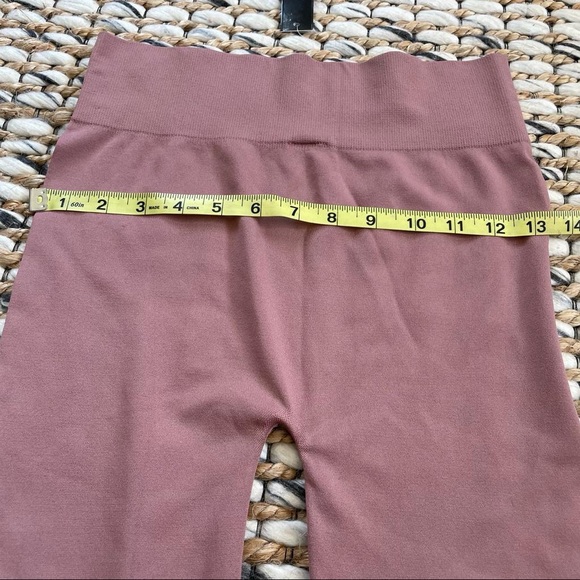 Pink 2 Piece Zip Hoodie Track Suit with Leggings Tights Sexy Crepe Material - Picture 13 of 17